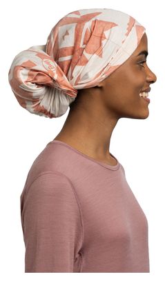 Buff Original EcoStretch, girocollo unisex bianco/arancio