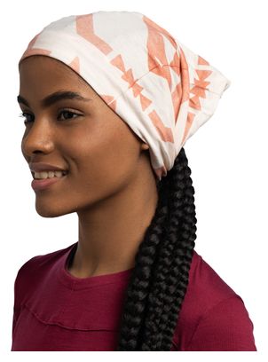 Buff Original EcoStretch, girocollo unisex bianco/arancio