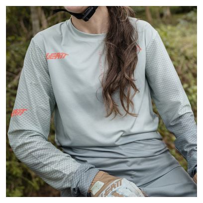 Maillot de manga larga Leatt Trail 3.0 Mujer Verde