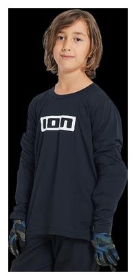 Maillot MTB de manga larga ION Logo DR Negro