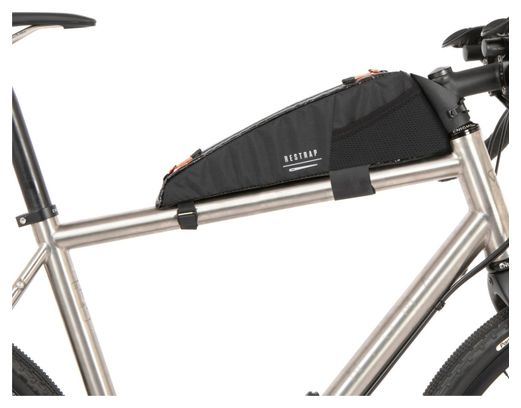 Restrap Race Top Tube Bag 1.5L Frame Bag Black