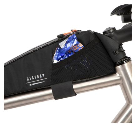 Restrap Race Top Tube Bag 1.5L Frame Bag Black