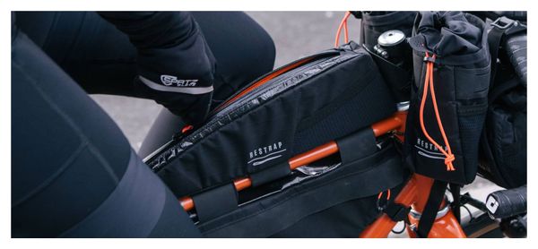 Restrap Race Top Tube Bag 1.5L Frame Bag Black