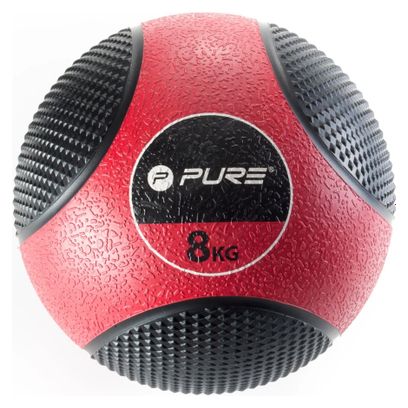 Pure2Improve Ballon médicinal 8 kg Rouge