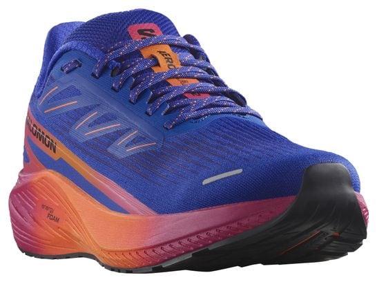 Salomon Aero Blaze 2 Hardloopschoenen Blauw Oranje Roze Heren