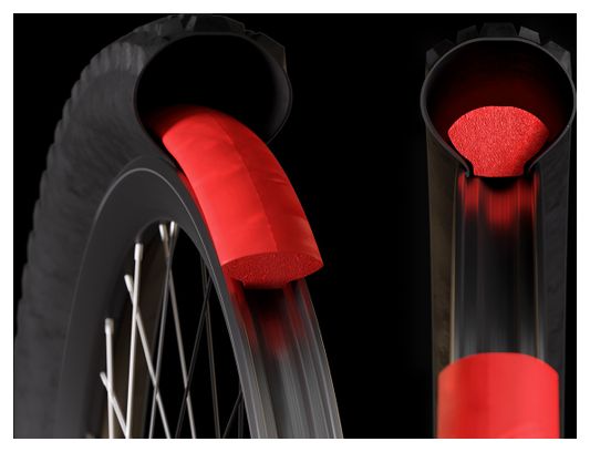 Mousse Anti-Pincement Technomousse Red Poison Evo 27.5'' Rouge
