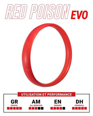 Mousse Anti-Pincement Technomousse Red Poison Evo 27.5'' Rouge