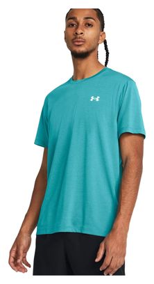 Maillot manches courtes Under Armour Launch Bleu Homme