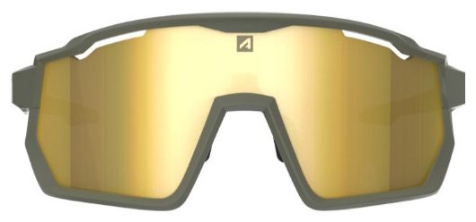 AZR Pro Race RX Khaki Matt / Gelbe wasserabweisende Scheibe