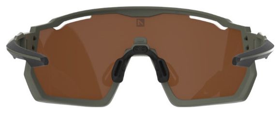 Lunettes AZR Pro Race RX Kaki Mat / Écran Hydrophobe Jaune