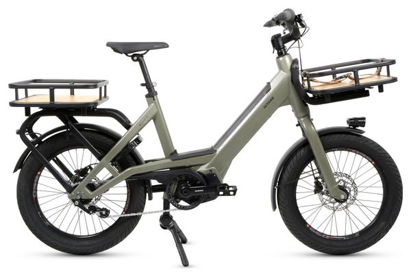 Gitane G-Life Compact 1 Bicicleta eléctrica de carga para ciudad Shimano Nexus 5V 482 Wh 20'' Caqui 2023