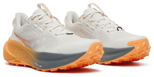 Saucony Xodus Ultra 4 Women's Trail Running Shoes - White/Orange