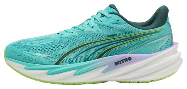 Zapatillas de running Puma Velocity Nitro 5 Hyrox verdes para hombre