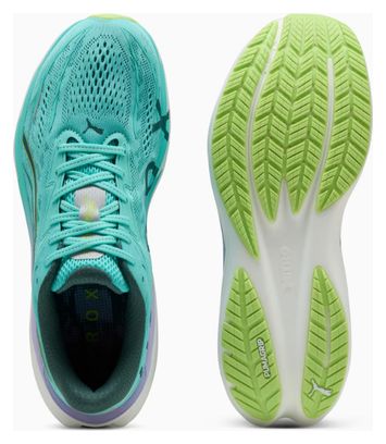 Zapatillas de running Puma Velocity Nitro 5 Hyrox verdes para hombre