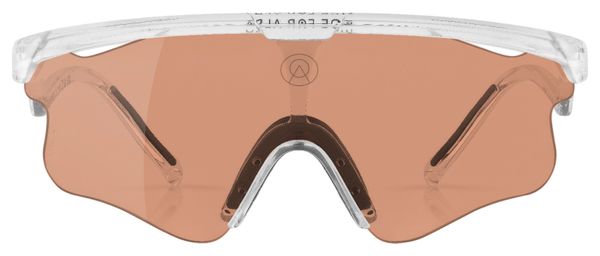 Alba Optics Delta Lei Crystal Glossy Vzum Salmon Sunglasses