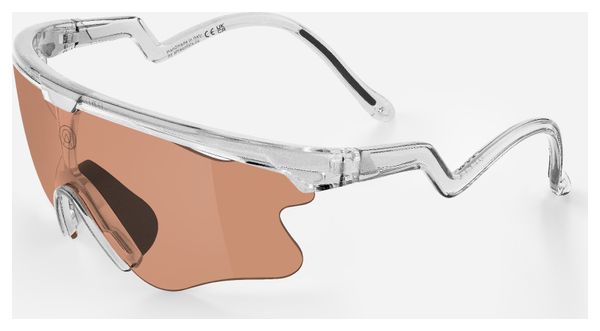 Alba Optics Delta Lei Crystal Glossy Vzum Salmon Sunglasses