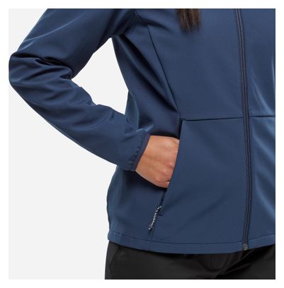Chaqueta Softshell Millet Seneca Shield Hoodie azul para mujer