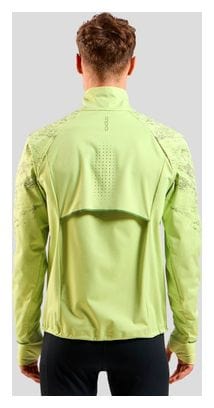 Veste Running Odlo Zeroweight Pro Warm 2.0 Vert Homme