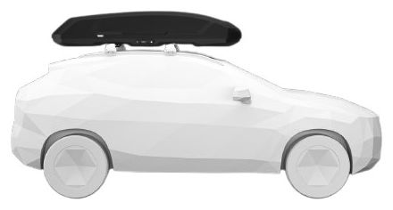 Box da tetto Thule Force 3 Taglia XXL Sport (450 L) Black Mat