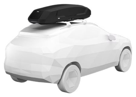 Box da tetto Thule Force 3 Taglia XXL Sport (450 L) Black Mat