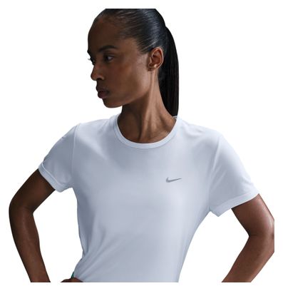 Camiseta blanca de manga corta Nike Dri-Fit Tempo para mujer
