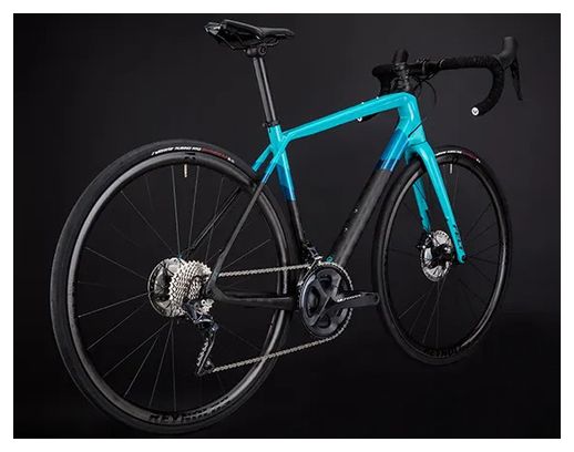 Bicicleta de carretera Felt VR Performance Ultegra Shimano Ultegra 11S 700mm Azul Aqua Gris Carbono