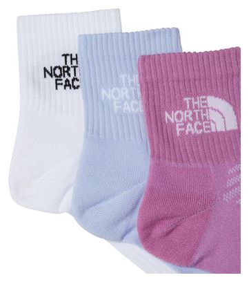 3 Pares de Calcetines CortosMulti Sport The North Face Blanco/Morado/Azul (x3)