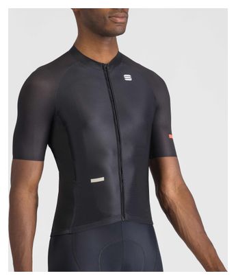 Sportful Supernova Jersey met korte mouwen Zwart