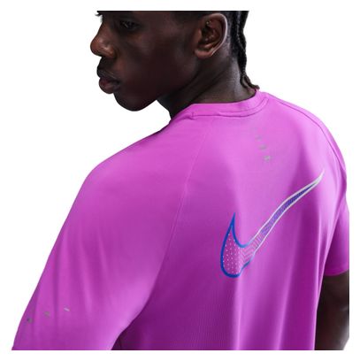 Maglia a manica corta Nike Stride Purple da uomo