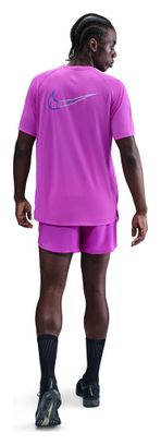 Maglia a manica corta Nike Stride Purple da uomo