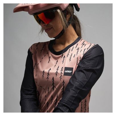 Maillot Manches Longues Leatt Trail 3.0 Rose Femme