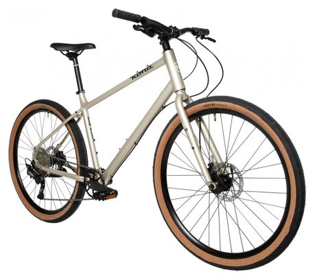 Vélo Fitness Kona Dew Plus SE Shimano Deore 10V 650b Beige Gloss Sand 2022