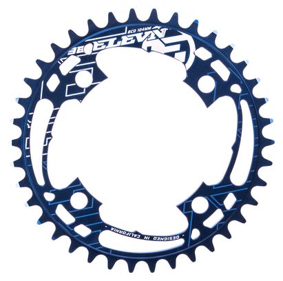 Elevn Flow 4 Points Chainring Blue