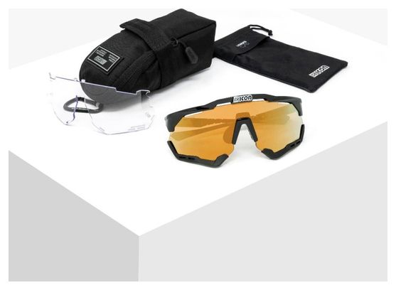 SCICON Aeroshade XL Brille Brillanter Kristall / Spiegelbronze