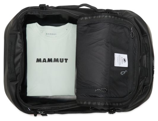 Mochila de viaje Mammut Cargo 100 L, color negro
