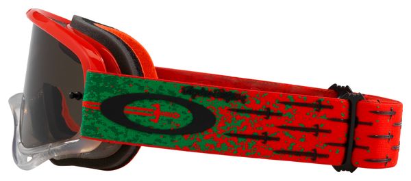 Oakley O-Frame MX x Troy Lee Designs Carrack Orange/ Lenti grigio scuro/ Ref: OO7029-77