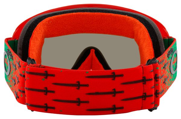 Oakley O-Frame MX x Troy Lee Designs Carrack Orange/ Lenti grigio scuro/ Ref: OO7029-77