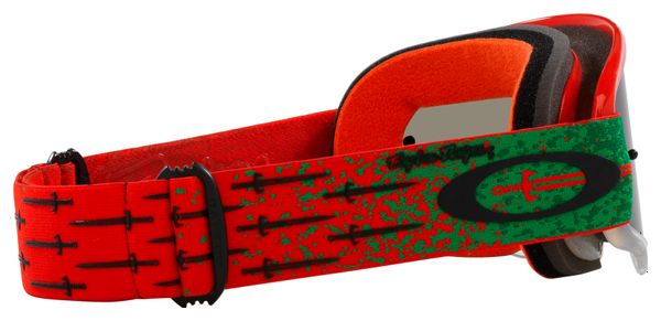 Oakley O-Frame MX x Troy Lee Designs Carrack Orange/ Lenti grigio scuro/ Ref: OO7029-77