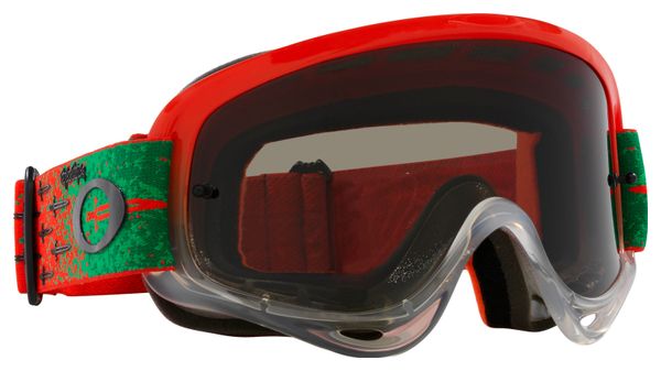 Oakley O-Frame MX x Troy Lee Designs Carrack Orange/ Lenti grigio scuro/ Ref: OO7029-77