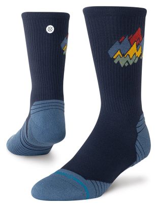 Calzini Stance Peaks Ribbed Light Crew blu