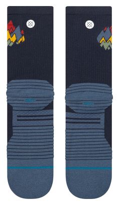 Calzini Stance Peaks Ribbed Light Crew blu