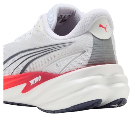 Chaussures Running Puma x Hyrox Velocity Nitro 5 Blanc/Rouge Homme