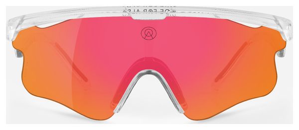 Alba Optics Delta Lei Crystal Glossy Vzum F-Lens Fire Sunglasses