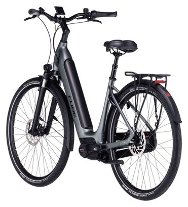 Cube Supreme Hybrid Pro 625 Easy Entry Bicicletta elettrica da città Shimano Nexus 8S 625 Wh 700 mm Flash Grey 2024