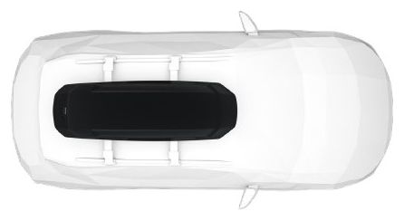 Coffre de Toit Thule Force 3 Taille L Sport (300 L) Noir Mat