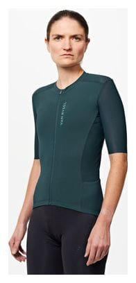 Maillot Manches Courtes Van Rysel Racer 2 Vert Unisexe