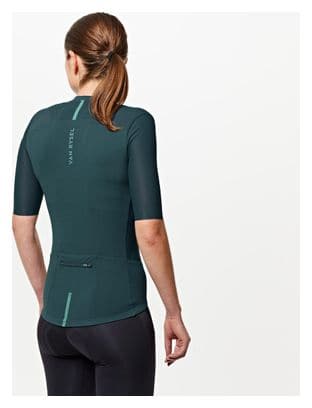 Kurzarm Trikot Van Rysel Racer 2 Grün Unisex