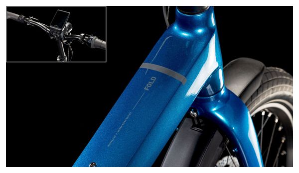 Vélo Pliant Électrique Cube Fold Hybrid Comfort 500 Shimano Nexus 5V 500 Wh 20'' Bleu Electric 2025