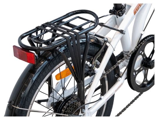 Vélo de Ville Pliant LIGHT 20   Aluminium  SHIMANO 7v  Selle Comfort - Blanc