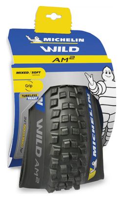 Pneu VTT Michelin Wild AM2 Competition Line 29'' Tubeless Ready Souple Gravity Shield GUM-X E-Bike Ready